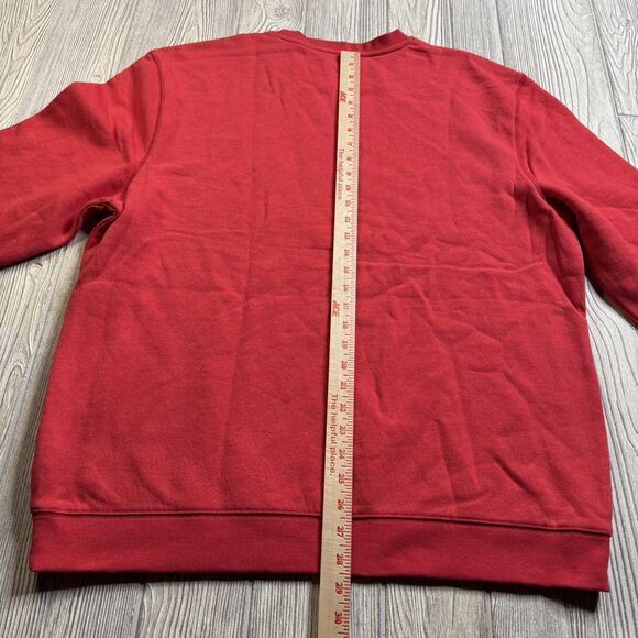 Louisville Cardinals Crewneck Sweatshirt Men’s XL Red Spellout Logo Captivating - Picture 7 of 8